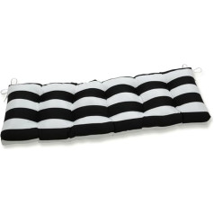 Pillow Perfect Āra/ iekštelpu spilvens Cabana Stripe Tufted Bench/Swing Cushion, 60