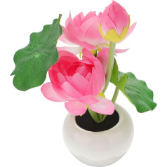 OSALADI 3St Lotus Topflicht Nachtlampe Blumenlampe aus Keramik nakts lampa bettlampe klemmleuchte tischlampe Dekor LED-Licht Lampe für Schlafzimmer Haushalt Nachtlicht Laterne Kind