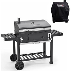 TAINO Hero XXL komplekto dangtelis BBQ Smoker Grill Trolley Charcoal Grill Stand Grill Smoker Oven