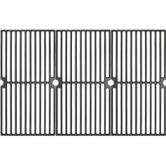 Hisencn Bar. b.q.s 64103 Porzellan beschichtet Gusseisen Grillrost Ersatz für Select Brinkmann und Charmglow Gasgrill Modelle, komplekts no 3 gab.