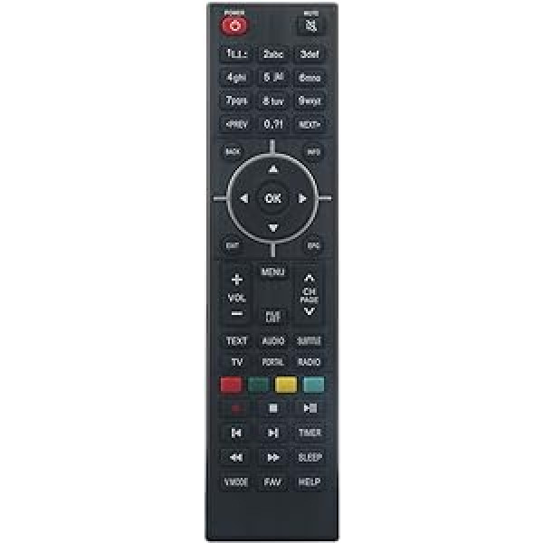 Replacement Remote Control Fit for Zgemma Star 4K Satellite Receiver HS H2S H2H H4 H5 H7 H7C H9 H52TC H5.2s H9S