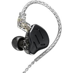 CCA KZ Zax Metāla austiņas 7BA + 1DD Hybrid 16 Driver HiFi Bass Austiņas In-Ear Monitor Austiņas Sporta Trokšņu slāpējošās Austiņas