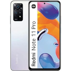 Xiaomi Redmi Note 11 Pro viedtālrunis 128 GB, 8 GB RAM, divas SIM kartes, Polar White