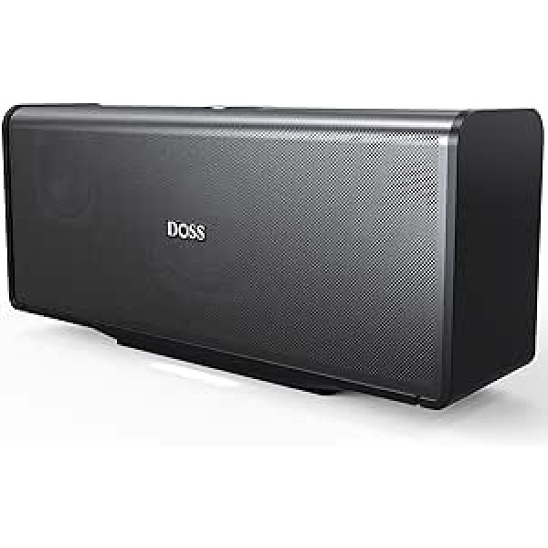 DOSS Bluetooth skaļrunis, SoundBox Pro mūzikas kaste, 80 W, daudzkrāsainas gaismas, bezvadu stereo savienošana pārī, kaste mobilajam tālrunim, mājām un birojam