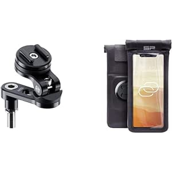 SP CONNECT Bar Clamp Mount Pro ir universalus telefono dėklas, juodas L