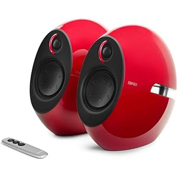 Edifier Luna E25 Design-Lautsprecherset ar Bluetooth (74 vati), rot E25HD RED