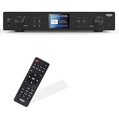 XORO Internet Radio HFT 440 with DAB+ and FM Reception to Extend a HiFi System, 2.4 GHz WLAN, Bluetooth, SpotifyConnect, Music Streaming via UPnP