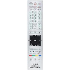 Gvirtue TS-1LC Universal Remote Control Compatible with Toshiba TV/3DTV/4K/Smart/LCD/LED/You Tube/Netflix CT-9643 CT-9875 CT-8026 CT-90298 CT-9687 CT-9884 CT-865 CT-903. 00 CT-96 CT-960 CT-960 89