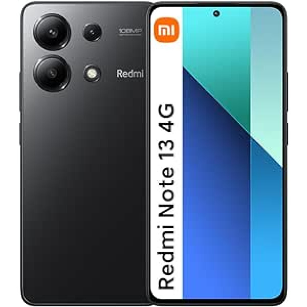 Xiaomi Redmi Note 13 4G mobilais tālrunis 120 Hz 6,67 collu AMOLED displejs, 6 + 128 GB viedtālrunis bez līguma ar Snapdragon 685 procesoru un 108 MP trīskāršu kameru, 5000 mAh akumulators, 33 W ātra uzlāde