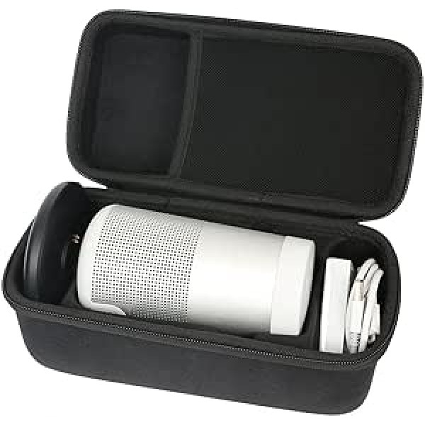 Khanka Hart Tasche Schutzhülle für Bose SoundLink Revolve (Serie II 2)/(Serie I 1) Bluetooth skaļrunis Tragbarer Lautsprecher und Zubehör. (Groß)