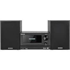 Kenwood M-7000S-B Micro stereo sistēma melna ar Bluetooth, USB, CD un radio DAB+ vai FM