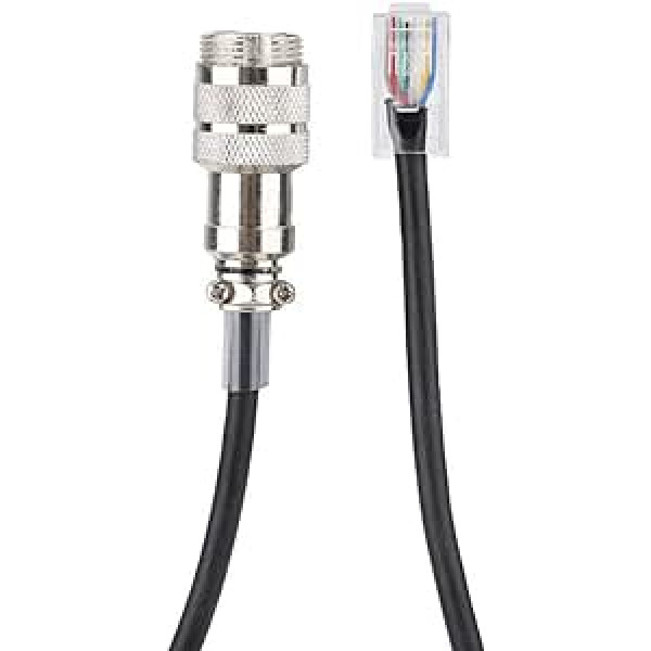 Hakeeta 8 kontaktu vīrišķais uz RJ45 pārveidošanas kabeļa adapteris Yaesu FT-450D FT-897D FT-991 FT-891, kas ir savietojams ar dažādiem mikrofonu tipiem