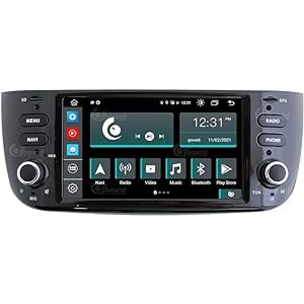 Personalizēts automašīnas radio priekš Fiat Punto Evo Android GPS Bluetooth WiFi USB DAB+ skārienekrāns 6,2 collu 8Core Carplay Android Car