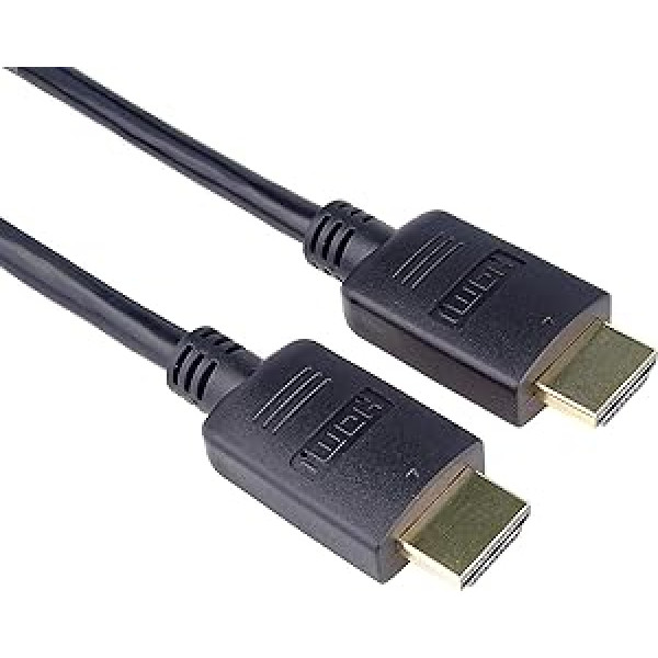 PremiumCord 4K High Speed HDMI 2.0b kabelis M/M 18Gbps ar Ethernet, saderīgs ar video 4K @ 60Hz, Deep Colour, 3D, ARC, HDR, Dolby TrueHD, apzeltīti savienotāji, melns, 15 m