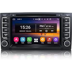 Automašīnas radio VW Touareg 2004-2011, [Android 12 4GB + 64GB] CAWELL Wireless Carplay 7 collu HD automašīnas radio ar WiFi/GPS/RDS/DVD/FM/RCA [2 DIN]