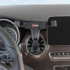 AUGSTI LIDOŠANA V-Class 2015-2023 mobilā tālruņa turētājam, automašīnas ventilācijas automašīnas turētājam, tikai vertikālai lietošanai (oglekļa šķiedras graudi)