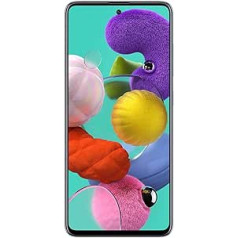 Samsung Galaxy A51 - Dual SIM karte, 6,5 collu Super AMOLED viedtālrunis (4 GB RAM, 128 GB ROM, 48,0 MP + 12,0 MP + 5,0 MP + 5 MP aizmugurējā kamera, 32 MP priekšējā kamera) Melns, spāņu versija