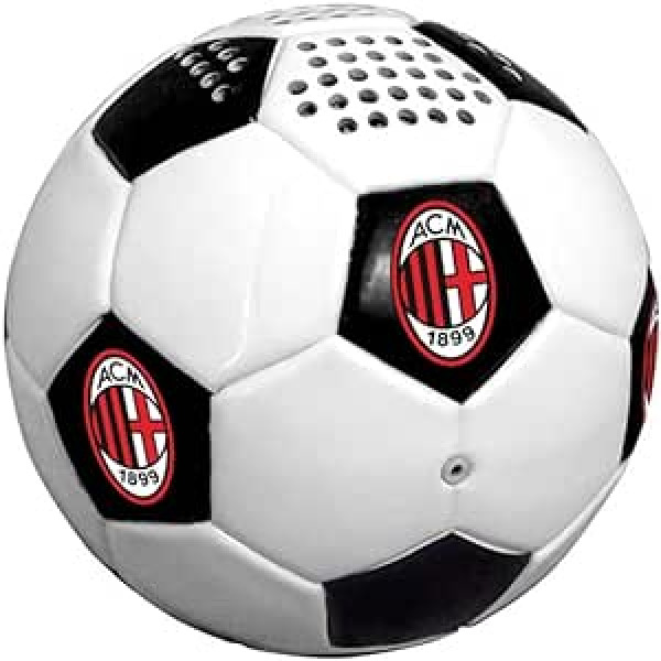 Techmade vd-tm-speakfoot-mil Lautsprecher Bluetooth für Fußball, AC Milan, weiß