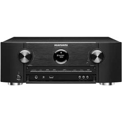 Marantz SR6015 9.2 kanālu AV pastiprinātājs, HiFi pastiprinātājs, saderīgs ar Alexa, 7 HDMI ieejas un 3 izejas, 8K video, WiFi, mūzikas straumēšana, Dolby Atmos, AirPlay 2, HEOS Multiroom, melns