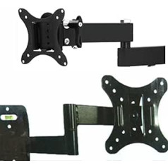 ProDigital Wall Bracket TV WALL MOUNT WITH ARM Reinforced, Drive And 15 Degree Tilt – * Lifetime Warranty * * – Fits Most 10