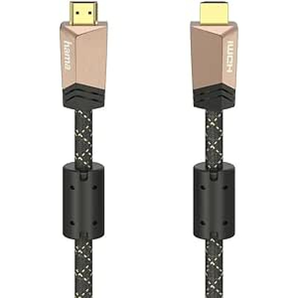 HDMI™ Premium kabelis ar Ethernet malu ferīta metāla 1,5 m