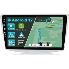 JOYX Android 12 automašīnas radio, kas piemērots Passat B6/B7 Magotan/CC (2010-2018) - [4G+64G] - Iebūvēts DSP/Carplay/Android Car - LED kamera bez maksas - IPS 10,1 collas - Ar stūres vadību 4G WiFi BT5.0