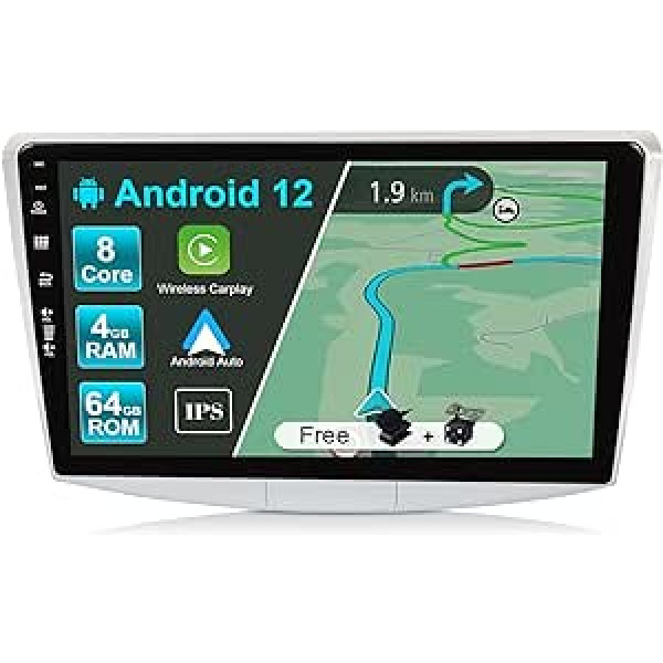 JOYX Android 12 automašīnas radio, kas piemērots Passat B6/B7 Magotan/CC (2010-2018) - [4G+64G] - Iebūvēts DSP/Carplay/Android Car - LED kamera bez maksas - IPS 10,1 collas - Ar stūres vadību 4G WiFi BT5.0