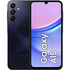 Samsung Galaxy A15 16,5 cm (6,5 collas) dubultā SIM kartes hibrīds Android 14 4G USB Type-C 4 Go 128 Go 5000 mAh melns