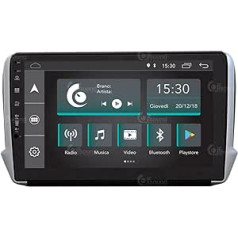 Personalizēta automašīnas radio Peugeot 2008 208 Android GPS Bluetooth WiFi USB DAB+ skārienekrāns 10 collu 4Core Carplay Android Car