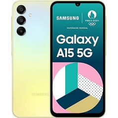 Samsung A156B/DSN Galaxy A15 5G, Dual, 128GB 4GB RAM, dzeltena