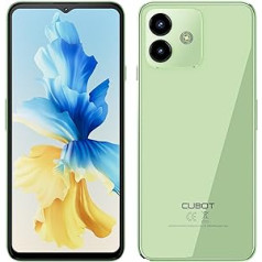 Cubot Note 40 6,5 collu HD+ 90 Hz viedtālrunis 6 GB un 256 GB 50 MP dubultā kamera 5200 mAh akumulators Android 13 8 kodolu procesors, zaļš