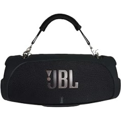 Khanka silikona futrālis ar rokturi JBL Xtreme 3 Music Box pārnēsājamam Bluetooth skaļrunim (silikona futrālis, melns rokturis)