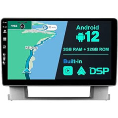 JOYX Android 12 IPS automašīnas radio, kas piemērots Buick Excelle/Opel Astral (2010-2014) - Iebūvēta CarPlay Android automašīna - Bezmaksas atpakaļgaitas kamera - 2G + 32G - 9 collas 2 DIN - DSP DAB SWC WiFi Fast Boot 4G BT