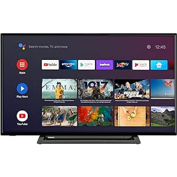 Toshiba 43LA3B63DGW 43 collu televizors/Android viedtelevizors (Full HD, HDR, Google Play veikals, Google palīgs, trīskāršais uztvērējs, Bluetooth) [2023]