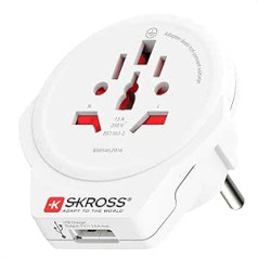 Skross World to Europe 1500266 Travel Adapter USB 1.0