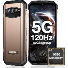 DOOGEE V30T Dimensity 1080 5G āra mobilais tālrunis bez līguma, 20GB + 256GB/2TB 10800mAh 66W ātrā uzlāde, āra viedtālrunis Android 12, 108MP + 20MP Night Vision, 6,58 collas FHD+ / IP60/Hz+ 120