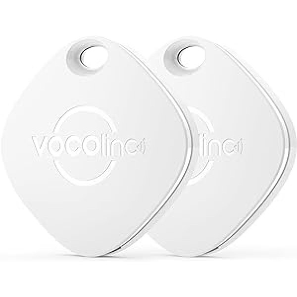 VOCOlinc atslēgu meklētājs atslēgu meklētājs, vienumu meklētājs, kas ir savietojams ar vietni kur atrodas lietotne (tikai iOS), Smart Tag Bluetooth izsekotājs atslēgām, makiem, somām, koferiem vairāk, maināms akumulators, ūdensnecaurlaidīg