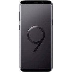 Samsung Galaxy S9 viedtālrunis (5,8 Zoll skāriendisplejs, 64 GB iekšējā atmiņa, Android, divas SIM kartes) Midnight Black — vācu versija