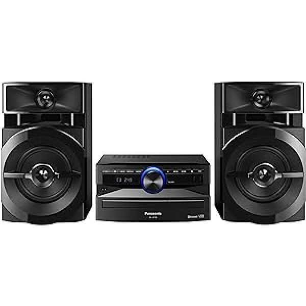 PANASONIC SC-UK100 cd stereo sistema - juoda (sertifikuota atnaujinta)