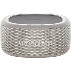 Urbanista Malibu bezvadu Bluetooth skaļrunis, ar saules enerģiju darbināms skaļrunis ar bezgalīgu atskaņošanu, pārnēsājams skaļrunis, ūdensizturīgs IPX67, pogu vadība, Bluetooth 5.2 dubultā savienošana pārī