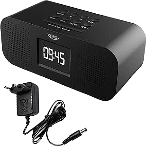 Digital WLAN Internet Radio Xoro HMT 425 with 2.8 Inch Colour Display, Bluetooth 4.1, Spotify Connect, Podcast, USB Media Player, FM/DAB+ Transmitter Simulation, Alarm Clock