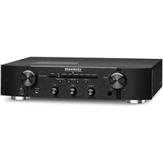 Marantz PM6007 HiFi pastiprinātājs, stereo pastiprinātājs, 2 x 60 W, optiskā ieeja, fono ieeja, zemfrekvences skaļruņa izeja, melns