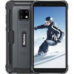 Blackview 4900 Pro āra viedtālrunis bez līguma Android 10.0 dubultā SIM karte 4G mobilais tālrunis 5,7 collu HD displejs 5580 mAh akumulators 4GB RAM + 64GB ROM 128GB paplašināma 13MP aizmugurējā trīskāršā kamera NFC sejas ID GPS