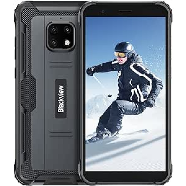 Blackview 4900 Pro āra viedtālrunis bez līguma Android 10.0 dubultā SIM karte 4G mobilais tālrunis 5,7 collu HD displejs 5580 mAh akumulators 4GB RAM + 64GB ROM 128GB paplašināma 13MP aizmugurējā trīskāršā kamera NFC sejas ID GPS