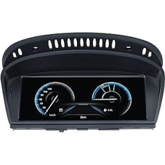 Android automašīnas radio BMW 3/5 Series E90 E60 (2005-2008) CCC sistēma Android 12 GPS navigācija Octa Core 2G RAM + 32G ROM ar idrive sistēmu, bezvadu Carplay/Bluetooth/atpakaļgaitas saņemšana