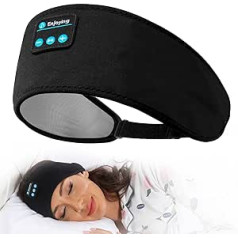 Perytong Sleep Austiņas Bluetooth Austiņas Soft Sleep Austiņas Austiņas Miegam Iebūvēts skaļrunis Perfect Workout Skriešana Joga Ceļojumi Bezmiegs Melns Balts