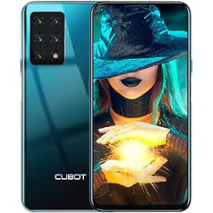 CUBOT X30 viedtālrunis 8 GB + 128 GB Android mobilais tālrunis 6,4 collu FHD+ displejs 48 MP kamera astoņkodolu viedtālrunis bez līguma 4G divu SIM kartes mobilais tālrunis/pirkstu nospiedums/NFC/GPS/OTG zaļš