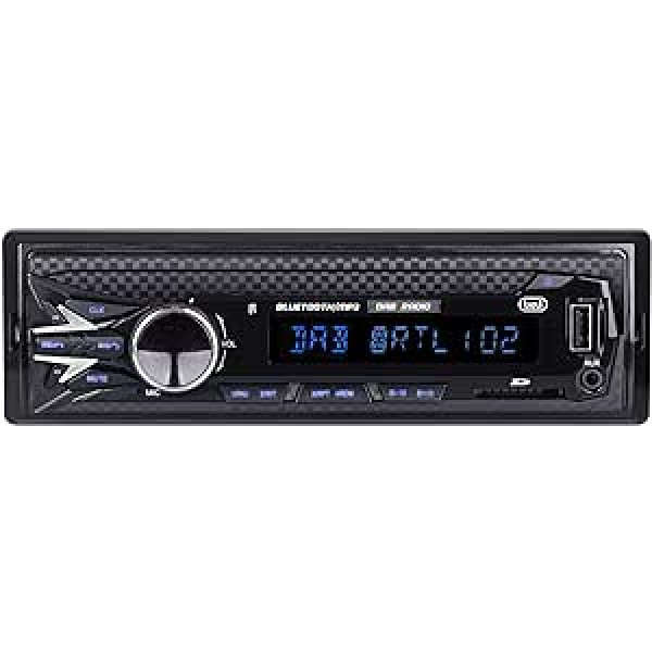 Trevi SCD 5751 DAB auto radio DAB+ FM 160W, Bluetooth, USB, SD, AUX-IN, DAB antena iekļauta