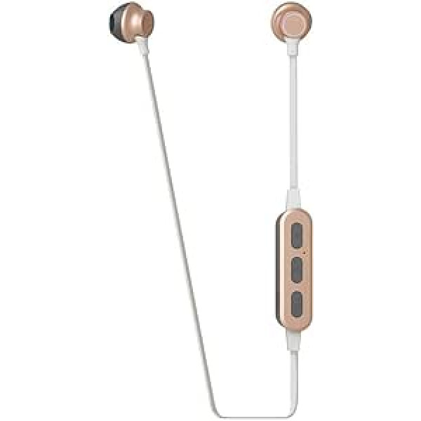 Muvit M2B — ausīs ievietojamas austiņas, bezvadu stereo 3,5 mm Bluetooth, rozā zelta krāsa