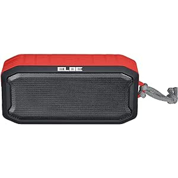 Elbe ALT-R15-TWS Bluetooth skaļrunis 5 W Sarkans ūdens aizsardzība IPX7 TWS Divu modeļu pāris telpiskajai skaņai